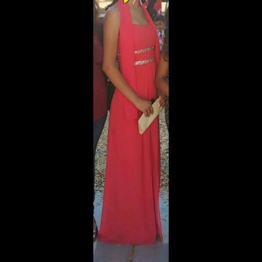 CORAL LONG DRESS